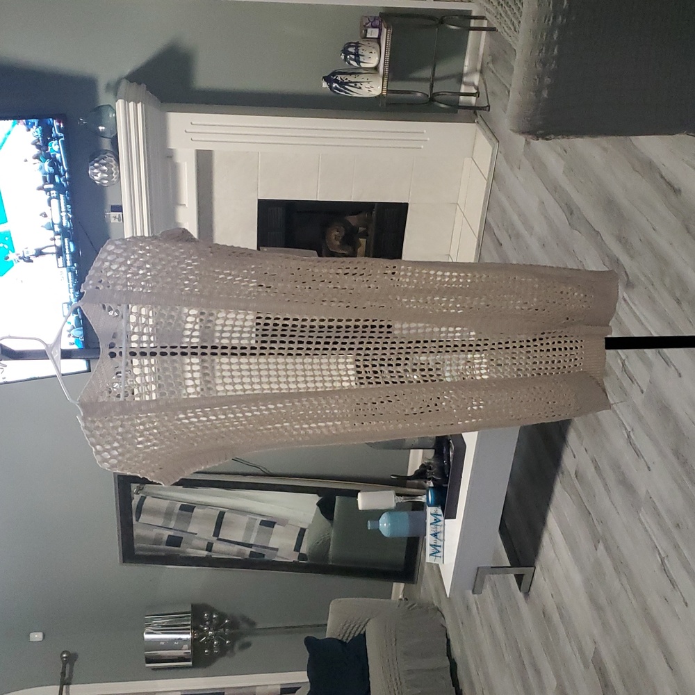 NWT CROCHET CARDIGAN OR COVER UP